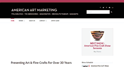 Desktop Screenshot of americanartmarketing.com